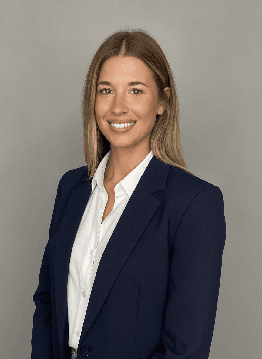 Professional AI-generated real estate headshot result